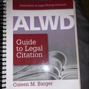 ALWD Guide to Legal Citation